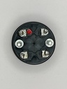 INDICATEUR DE BATTERIE AVEC POINT ROUGE