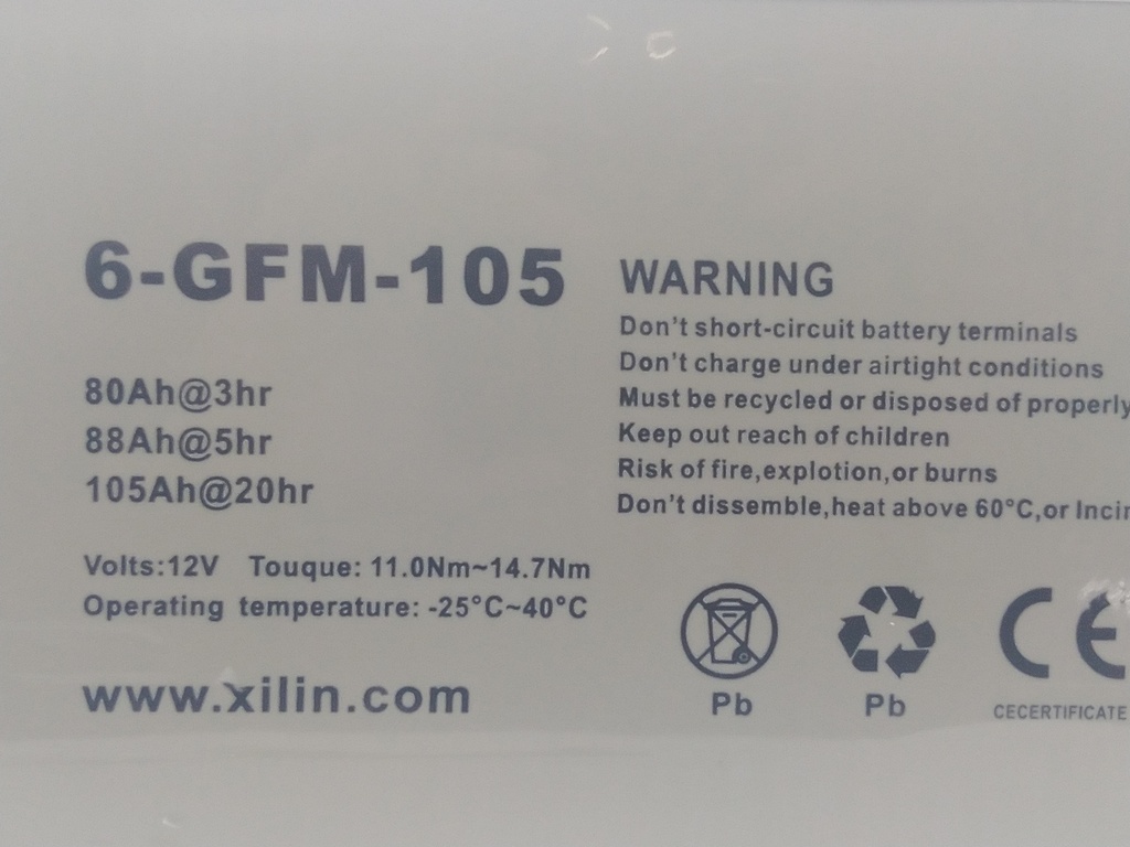 BATTERY 12V 105AH