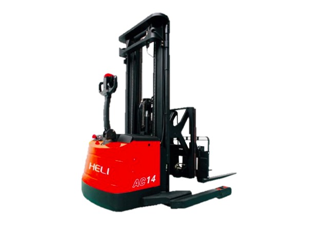 3000lbs  straddle reach stacker