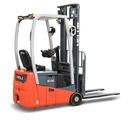[CPD12SH-GA1-007] G 2000lbs sit-down 3 wheels electric (RWD) (3 stages Full free lift, ZSM3600 (141,7"), 3 valves, Single IHR - ZSM, Hang-on sideshifter (Cascade 55F), 36'", Standard, Open overhead guard, Rear blue spot, Not equipped, 24V/480AH)