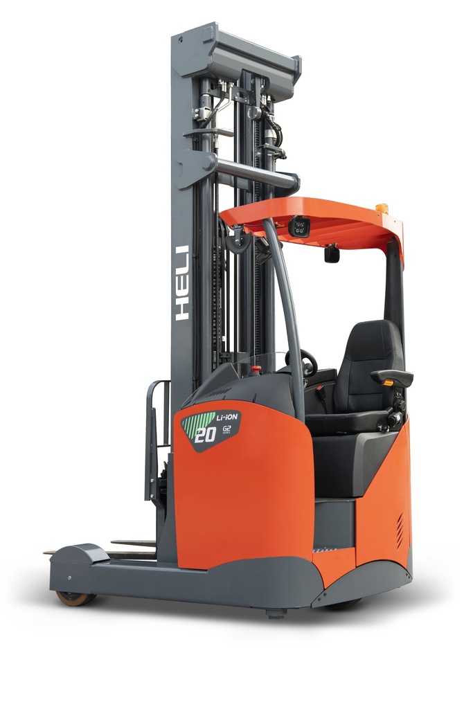4500lbs heavy duty sit-down mast reach electric