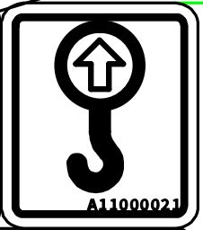 AUTOCOLLANT POINT DE LEVAGE