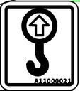 [55901001020] AUTOCOLLANT POINT DE LEVAGE