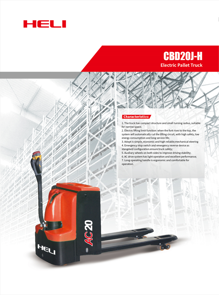 Brochure - 4500lbs Transpalette accompagnant (Service dur)